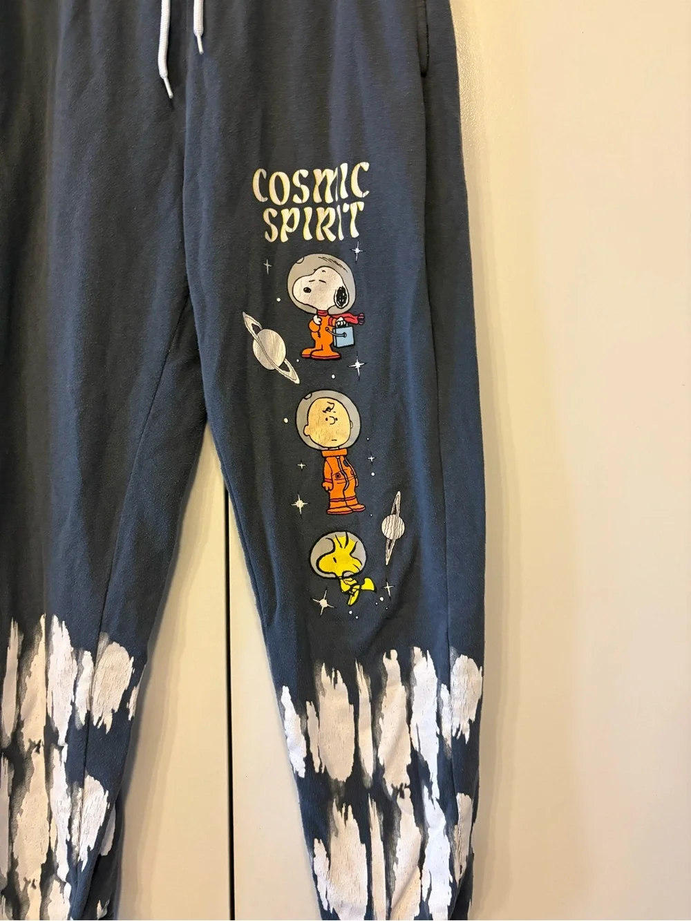 Cosmic Graphic Tie-Dye Jogger Pants - Blue - Picture 2 of 4